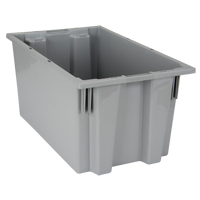 Contenants Stack & Nest, 9" x 18" x 11", Gris EastCoast Offshore Supplies