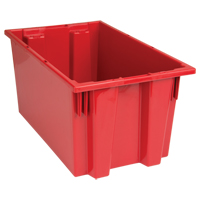 Contenants Stack & Nest, 9" x 18" x 11", Rouge EastCoast Offshore Supplies