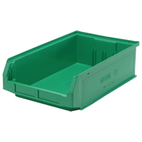 Contenants g&eacute;ants empilables, 12,375" la x 19,75" p x 5,875" h, Vert EastCoast Offshore Supplies