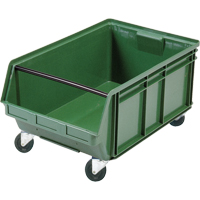 Mobile Giant Stacking Bin, 11-7/8" H x 18-3/8" W x 29" D, 150 lbs. Capacity, Green EastCoast Offshore Supplies