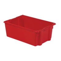 Contenants Stack-N-Nest Polylewton, 10,5" x 28,4" x 18,7", Rouge EastCoast Offshore Supplies