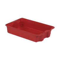 Contenants Stack-N-Nest de Plexton, 14,8" la x 24,3" p x 5,1" h, Rouge EastCoast Offshore Supplies