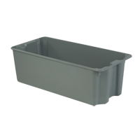 Contenants Stack-N-Nest de Plexton, 20,1" la x 42,5" p x 14,1" h, Gris EastCoast Offshore Supplies
