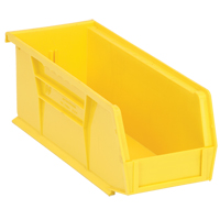 Ultra Stack & Hang Bin, 4-1/8" W x 4" H x 10-7/8" D, Yellow EastCoast Offshore Supplies