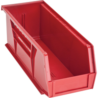 Ultra Stack & Hang Bin, 4-1/8" W x 4" H x 10-7/8" D, Red EastCoast Offshore Supplies