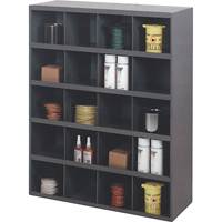Armoires pour bacs de rangement, Acier, 20 tiroirs, 33-3/4" x 12" x 42", Gris EastCoast Offshore Supplies