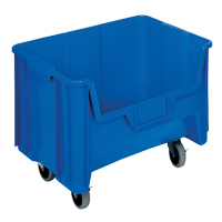 Mobile Giant Stack Container, 12-7/16" H x 19-7/8" W x 15-1/4" D, 250 lbs. Capacity, Blue EastCoast Offshore Supplies