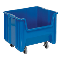 Mobile Giant Stack Container, 12-1/2" H x 16-1/2" W x 17-1/2" D, 250 lbs. Capacity, Blue EastCoast Offshore Supplies