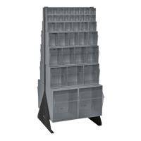 Tip-Out Bins Stand, 23-5/8" W x 16" D x 52" H, 76 Drawers EastCoast Offshore Supplies