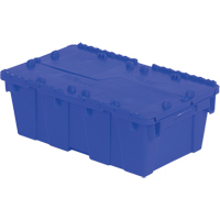 Contenants de distribution Flipak en plastique poly&eacute;thyl&egrave;ne (PE), 19,7" x 11,8" x 7,3", Bleu EastCoast Offshore Supplies