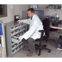 Casier robuste pour pi&egrave;ces KPC-HD, Acier galvanis&eacute;, 30 tiroirs, 34-3/5" x 15-7/10" x 34-3/5", Gris EastCoast Offshore Supplies