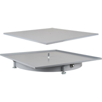 Heavy-Duty Industrial Carousel Drawer Cabinets, Steel, 27-1/2" W x 27-1/2" D x 4" H, Grey EastCoast Offshore Supplies