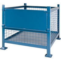 Bulk Stacking Containers, 34.5" W x 40.5" D x 30" H, 3000 lbs. Capacity EastCoast Offshore Supplies