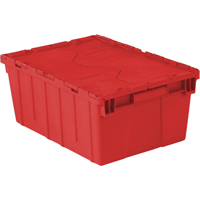 Contenants de distribution Flipak en plastique poly&eacute;thyl&egrave;ne (PE), 21,9" x 15,2" x 9,3", Rouge EastCoast Offshore Supplies