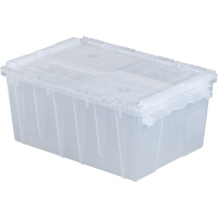Contenants de distribution Flipak en plastique polypropyl&egrave;ne (PP), 21,8" x 15,2" x 9,3", Transparent EastCoast Offshore Supplies
