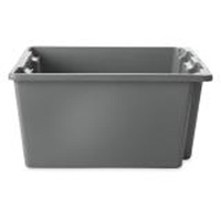 Caisse-palette empilable et emboîtable, 10" x 15,5" x 19,5", Gris EastCoast Offshore Supplies