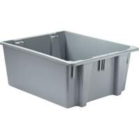 Caisse-palette empilable et emboîtable, 10" x 19,5" x 23,5", Gris EastCoast Offshore Supplies