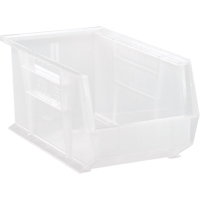 Bac transparent ultra empilable & suspendable, 8-1/4" la, 7" h x 14-3/4" p, Transparent EastCoast Offshore Supplies