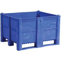 Pallet Container, 40"/47.25" D x 48"/39.4" W x 29"/29.1" H, 1543 lbs./2650 lbs. Capacity, Blue EastCoast Offshore Supplies