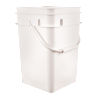 Seau carr&eacute;, Plastique, 4,25 gal. EastCoast Offshore Supplies