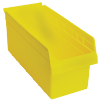 Bacs pour &eacute;tag&egrave;re Store-Max, 8-3/8" la x 8" H x 17-7/8" p, Jaune, Capacit&eacute; 56 lb EastCoast Offshore Supplies