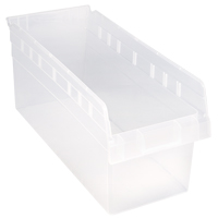 Bacs pour &eacute;tag&egrave;re Store-Max, 8-3/8" la x 8" H x 17-7/8" p, Transparent, Capacit&eacute; 56 lb EastCoast Offshore Supplies