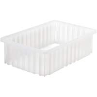Divider Box&reg; Container, Plastic, 16.5" W x 10.875" D x 5" H, Grey EastCoast Offshore Supplies