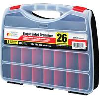 Boîte &agrave; compartiments en plastique, 14" la x 18" p x 3" h, 26 compartiments EastCoast Offshore Supplies