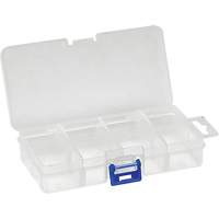 Boîte &agrave; compartiments en plastique, 2,75" la x 5,5" p x 1,25" h, 8 compartiments EastCoast Offshore Supplies
