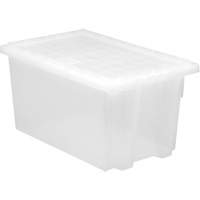 Contenant robuste Stack & Nest, 15" x 19,5" x 29,5", Transparent EastCoast Offshore Supplies