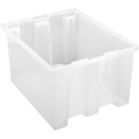 Contenant robuste Stack & Nest, 10" x 15,5" x 19,5", Transparent EastCoast Offshore Supplies