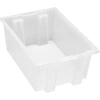 Contenant robuste Stack & Nest, 8" x 13,5" x 19,5", Transparent EastCoast Offshore Supplies