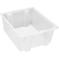 Contenant robuste Stack & Nest, 10" x 19,5" x 23,5", Transparent EastCoast Offshore Supplies