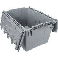 Contenant de distribution en plastique avec dessus basculant, 21,65" x 15,5" x 12,5", Gris EastCoast Offshore Supplies
