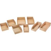 Deep Corrugated Parts Bins, 11-3/4" W x 17-1/4" D x 4-1/2" H, Beige EastCoast Offshore Supplies