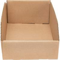 Deep Corrugated Parts Bins, 7-5/8" W x 11-5/16" D x 4-1/2" H, Beige EastCoast Offshore Supplies