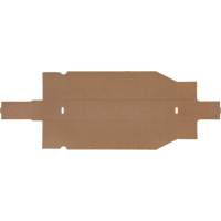 Deep Corrugated Parts Bins, 1-7/8" W x 17-1/8" D x 4-1/2" H, Beige EastCoast Offshore Supplies