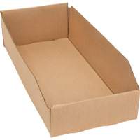 Deep Corrugated Parts Bins, 7-3/4" W x 17-1/4" D x 4-1/2" H, Beige EastCoast Offshore Supplies