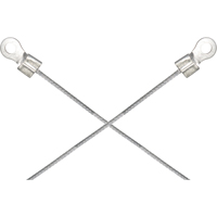 Assemblages l&eacute;gers de cables de masse et de mise &agrave; la terre - Deux raccordements a/borne d'extr&eacute;mit&eacute; de 1/4" EastCoast Offshore Supplies