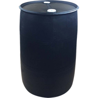 Polyethylene Drums, 55 US gal (45 imp. gal.), Closed Top, Black EastCoast Offshore Supplies