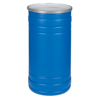 Polyethylene Drums, 15.5 US gal (12.91 imp. Gal.), Open Top, Blue EastCoast Offshore Supplies