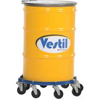 Octagon Drum Dolly, Steel, 2000 lbs. Capacity, 27-1/16" Diameter, Cast Iron Casters EastCoast Offshore Supplies