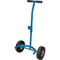 Cylinder Cart, Flat-Free Wheels, 15-1/2" W x 14-1/4" L Base, 600 lbs. EastCoast Offshore Supplies