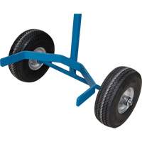 Cylinder Cart, Flat-Free Wheels, 15-1/2" W x 14-1/4" L Base, 600 lbs. EastCoast Offshore Supplies