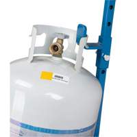 Cylinder Cart, Flat-Free Wheels, 15-1/2" W x 14-1/4" L Base, 600 lbs. EastCoast Offshore Supplies