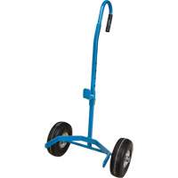 Cylinder Cart, Flat-Free Wheels, 15-1/2" W x 14-1/4" L Base, 600 lbs. EastCoast Offshore Supplies