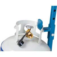 Cylinder Cart, Flat-Free Wheels, 15-1/2" W x 14-1/4" L Base, 600 lbs. EastCoast Offshore Supplies