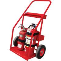 Hot Works Fire Prevention Cart, Semi-Pneumatic Wheels, 17.75" W x 8.9" L Base, 100 lbs. EastCoast Offshore Supplies