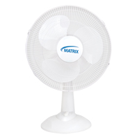 Oscillating Desk Fan with Push Buttons, 16" Diameter, 3 Speeds EastCoast Offshore Supplies