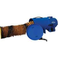 8" Air Blower with 15' Ducting & Canister, 1/4 HP, 816 CFM EastCoast Offshore Supplies